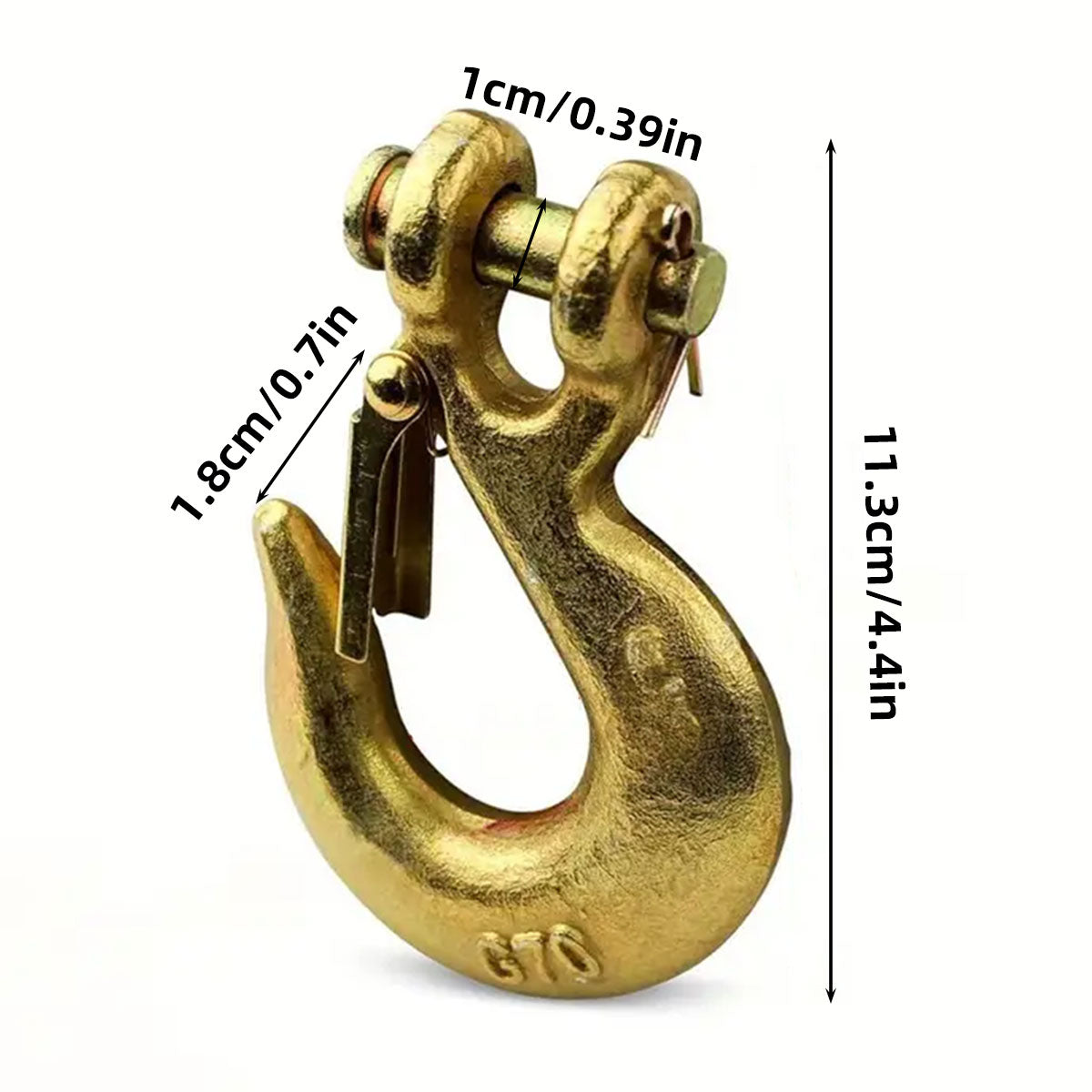 4pcs Sheep Horn Grab Hooks Slide Hooks Chain Link Hooks Heavy Duty Hanging Tools 3