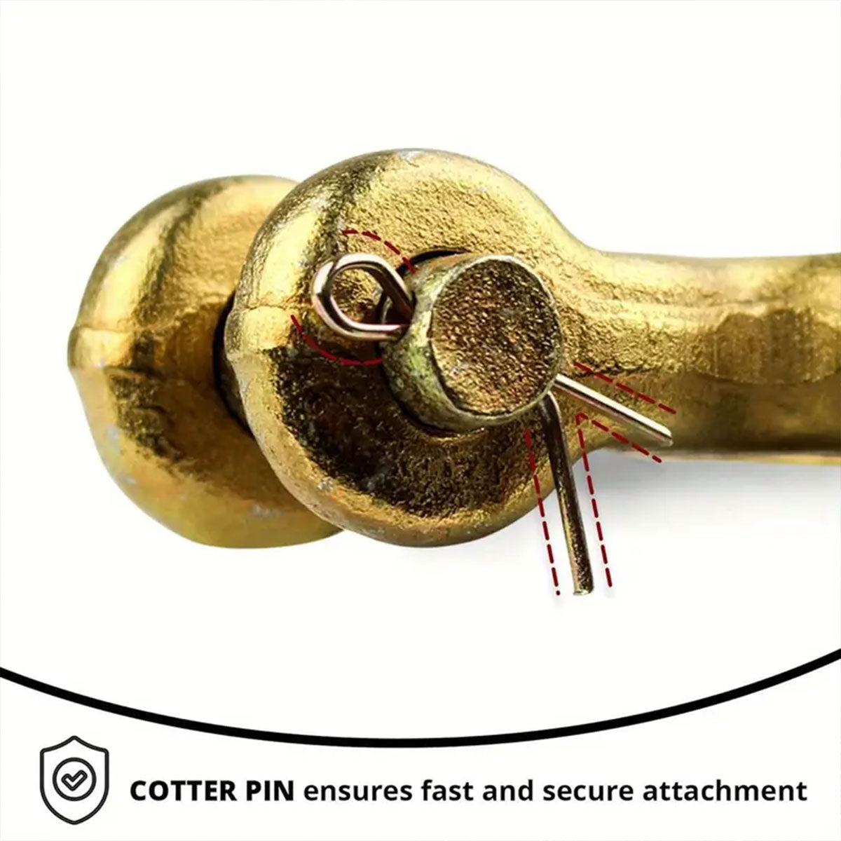 4pcs Sheep Horn Grab Hooks Slide Hooks Chain Link Hooks Heavy Duty Hanging Tools 5