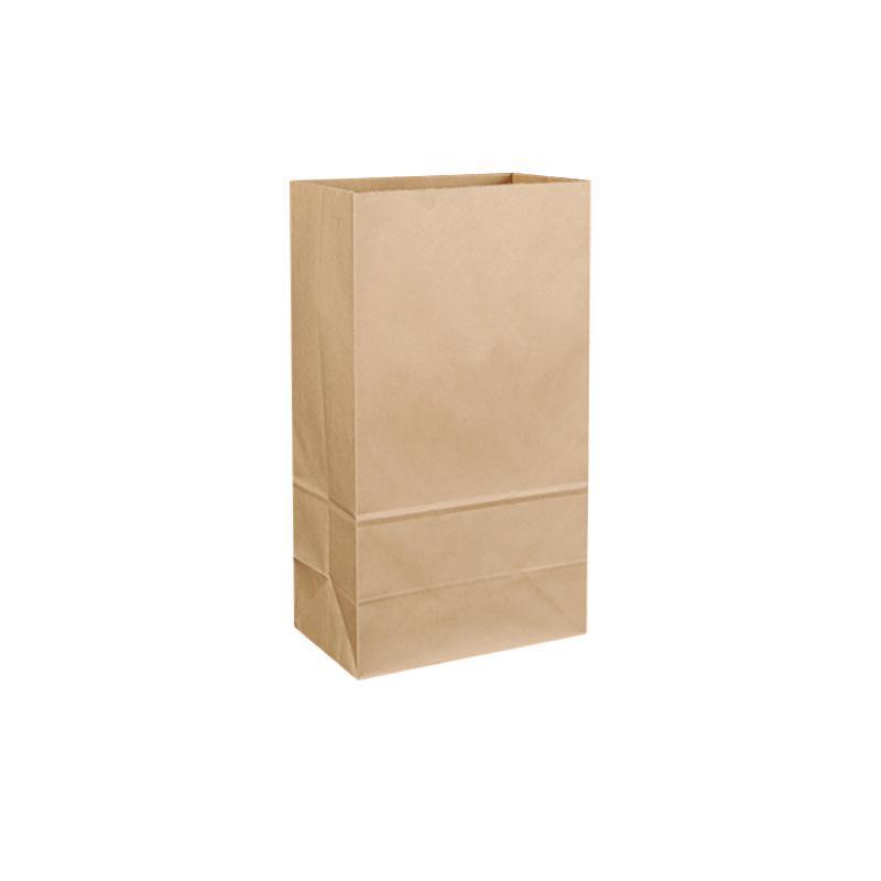 500PCS Kraft Food Paper Bags Brown Flat Bottom Lunch Bags Party Favour Bag - 500PCS-18*11*30CM 6