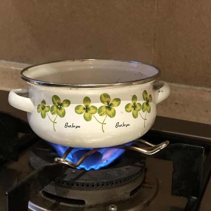 Stove Top Gas Cooker Trivet Ring Reducer Metal Plate Coffee Pot Stand For Moka - 1PC 5