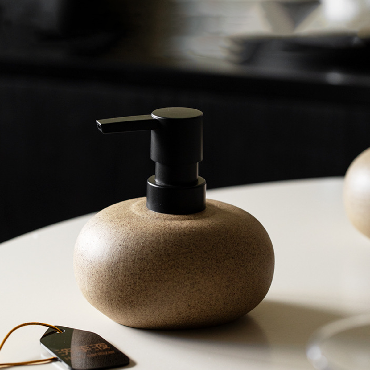 Reusable Ceramic Pump Bottle For Shampoo Lotion Soap Conditioner Travel Set 5