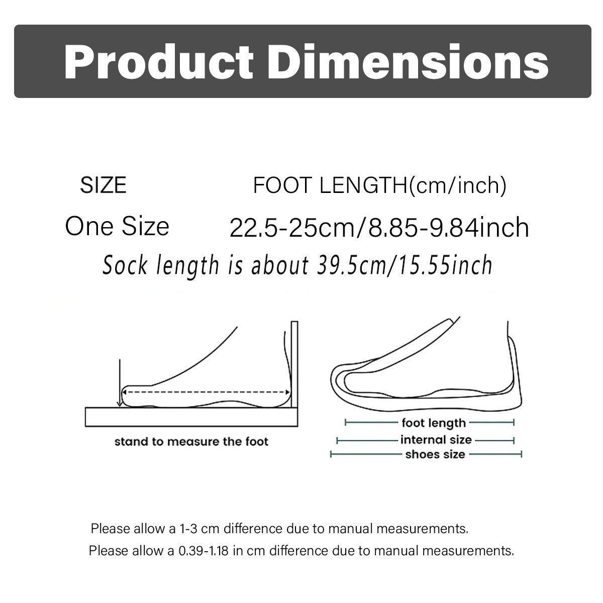 3Pairs Warm Calf Socks Stack Stockings Winter Fall Over Knee High Thick Socks Set - Black 4