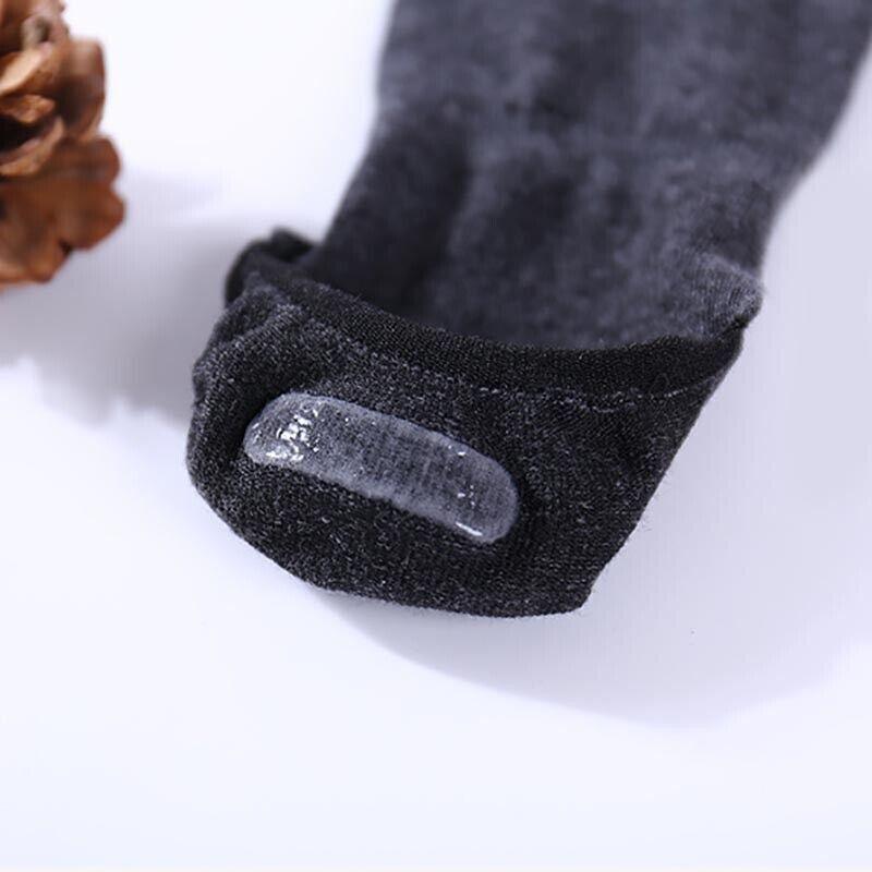 5 Pairs No Show Liner Socks Non Slip Cotton Low Cut Invisible Unisex Footies - Dark Grey 4
