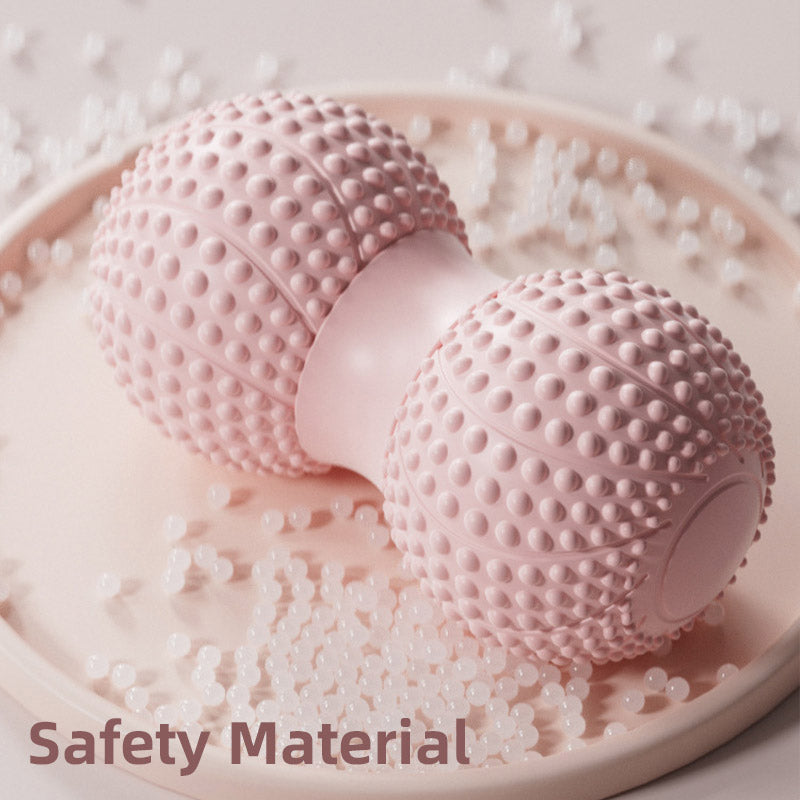 Peanut Massage Ball Foot and Muscle Relaxation Yoga Fitness Massage Tool - Pink 5