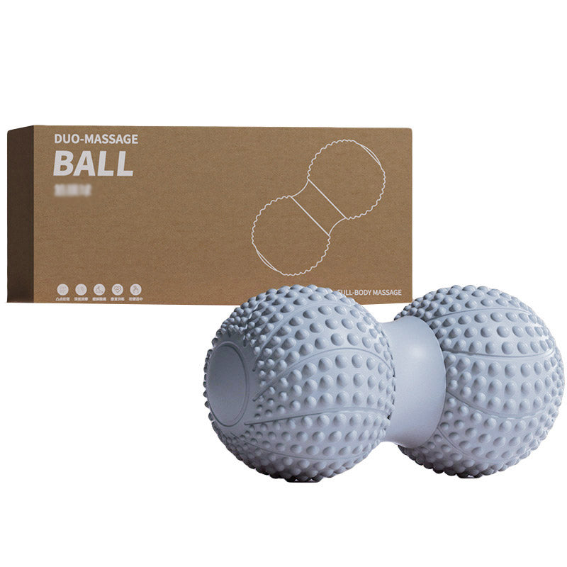 Peanut Massage Ball Foot and Muscle Relaxation Yoga Fitness Massage Tool - Pink 8