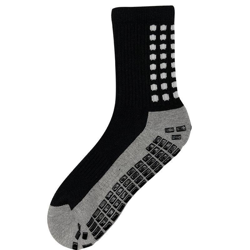 Anti-Slip Sports Socks with PVC Grip Dots for Soccer Basketball and Training Use - Blue 6