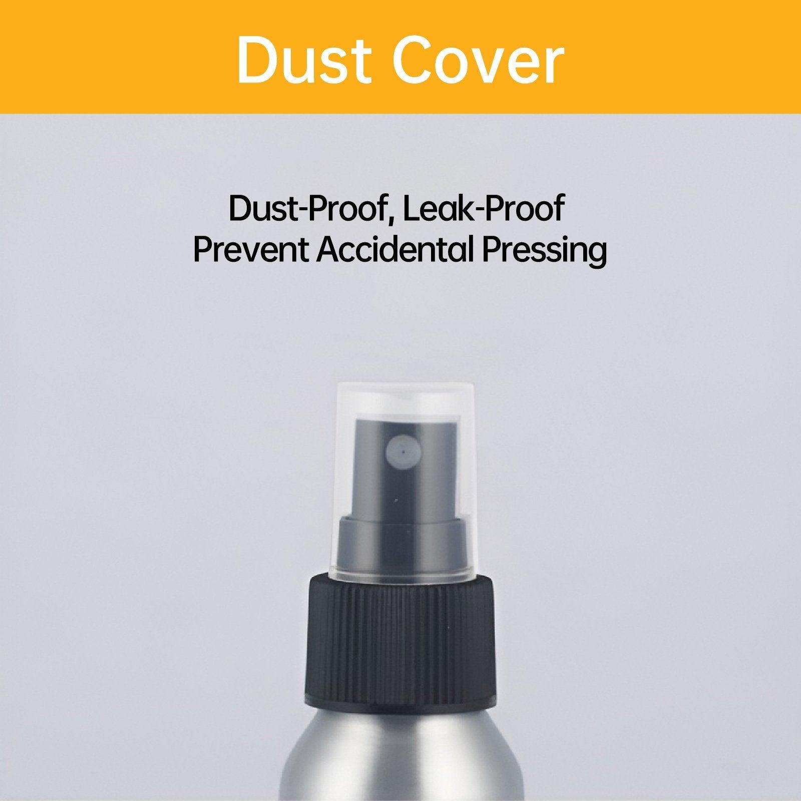 10pcs Travel Size Refillable Aluminum Spray Bottles Toner Cleaning Solution Mist - 10pcs-200ml 4