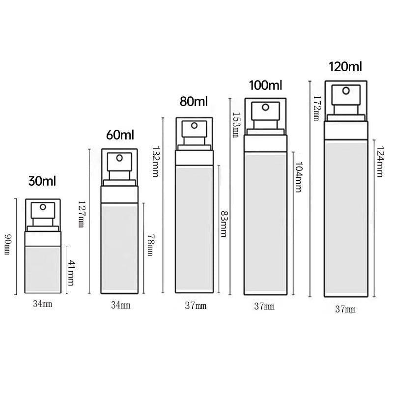 10pcs Small Empty Spray Bottles for Disinfectant Fine Mist Travel Dispense - Spray-Bottle-10pcs-80ml 3