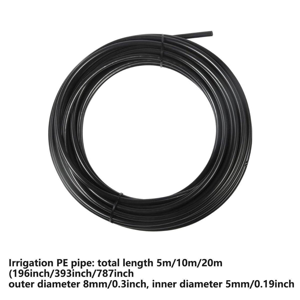 5M 10M 20M Garden Watering System Adjustable Spray Irrigation Hose Sprinkler - 5m 3