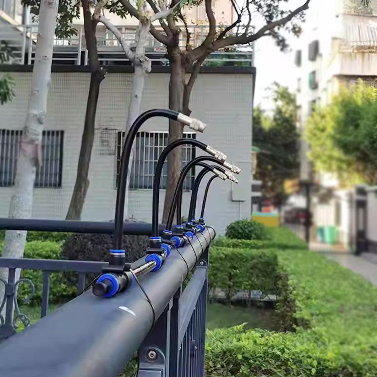 5M 10M 20M Garden Watering System Adjustable Spray Irrigation Hose Sprinkler - 5m 5