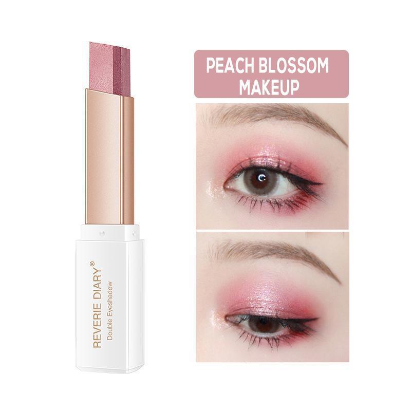 Glitter Double Colour Gradient Eyeshadow Stick Two Tone Eye Shadow Pen Cosmetics - 3 3