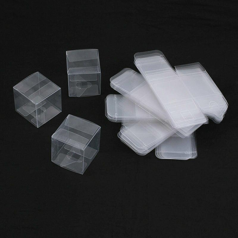 50X Clear Macaron Square Boxes Bomboniere Wedding Favour Gift Packaging 5X5X5cm - 50PCS 3