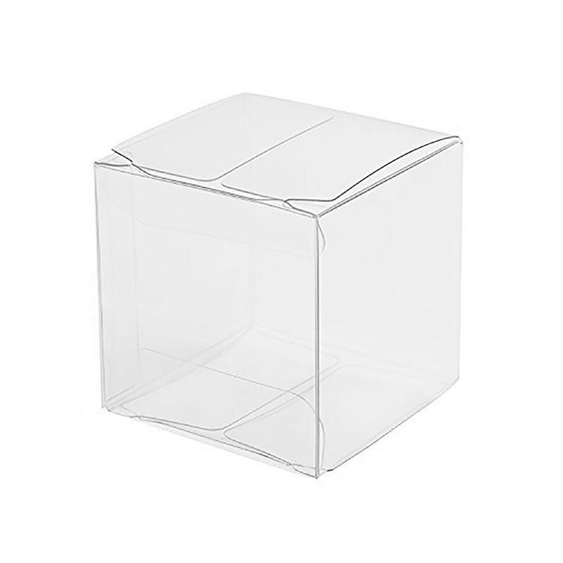 50X Clear Macaron Square Boxes Bomboniere Wedding Favour Gift Packaging 5X5X5cm - 50PCS 7