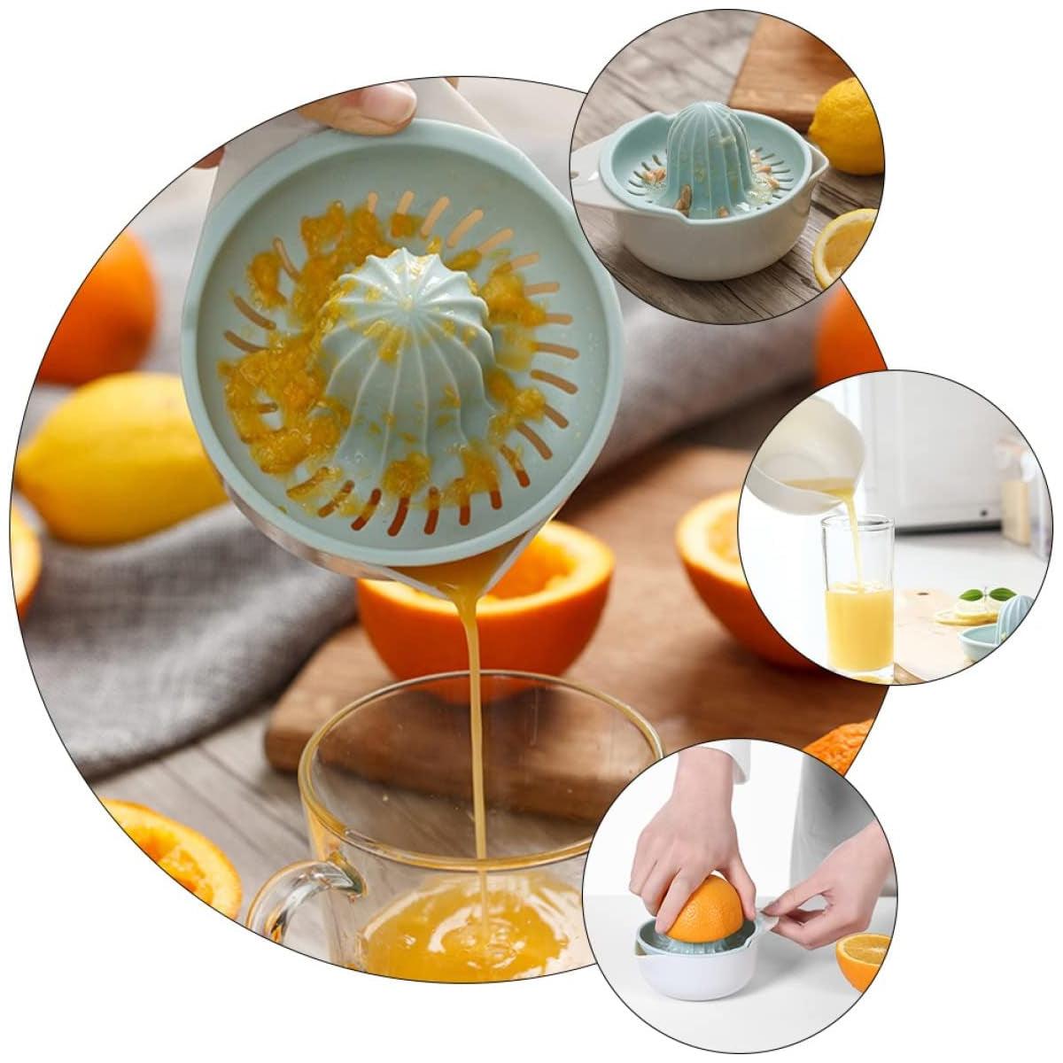 2PCS Home Use Lemon Press Manual Juicer Portable Citrus Squeezer 4