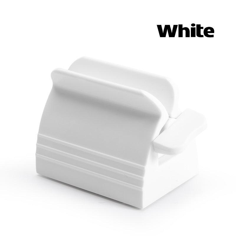 Large Bathroom Toothpaste Squeezer Tube Easy Stand Dispenser Rolling Holder Seat - Red 4