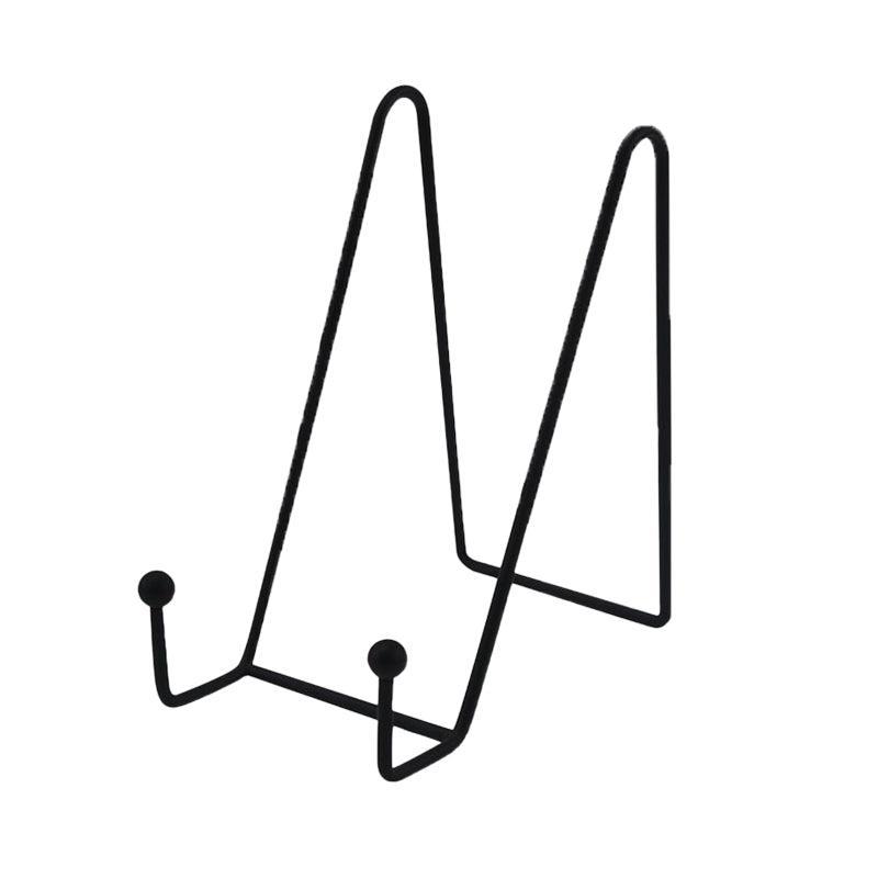 Iron Display Stand Dish Rack-Plate Bowl Picture Frame Photo Book Pedestal Holder - Rose Gold-S 7