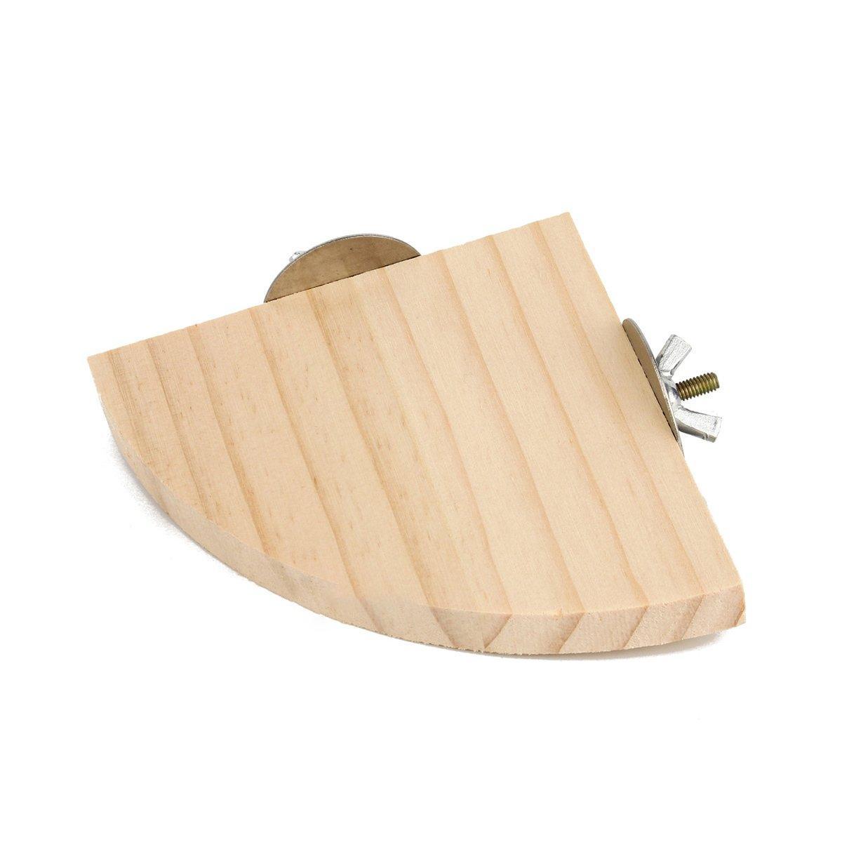 Hamster Parrot Play Stand Jump Platform Squirrel Cage Accessories Gear Pet Toy - A2101 (10*10*1.2cm) 6