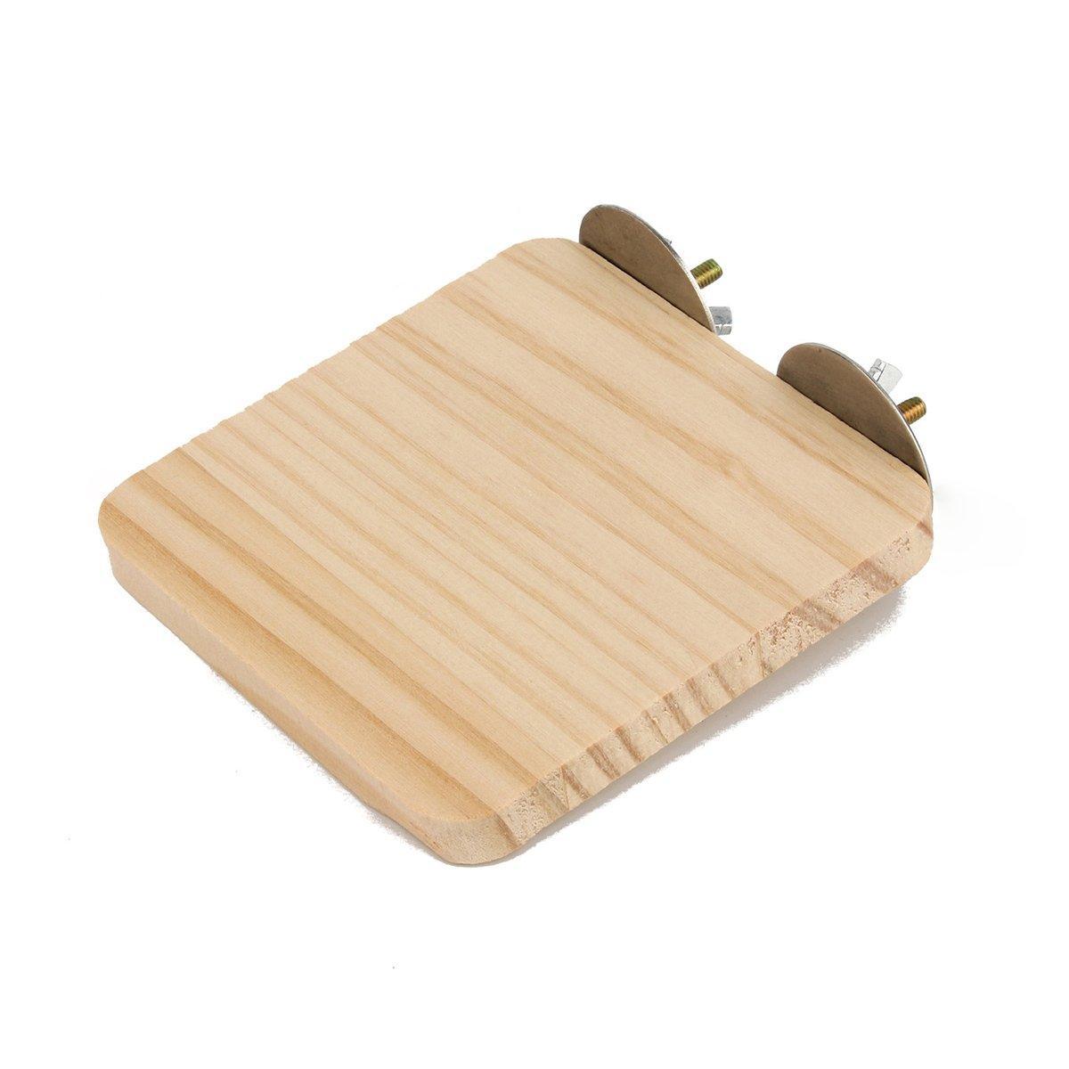 Hamster Parrot Play Stand Jump Platform Squirrel Cage Accessories Gear Pet Toy - A2101 (10*10*1.2cm) 7