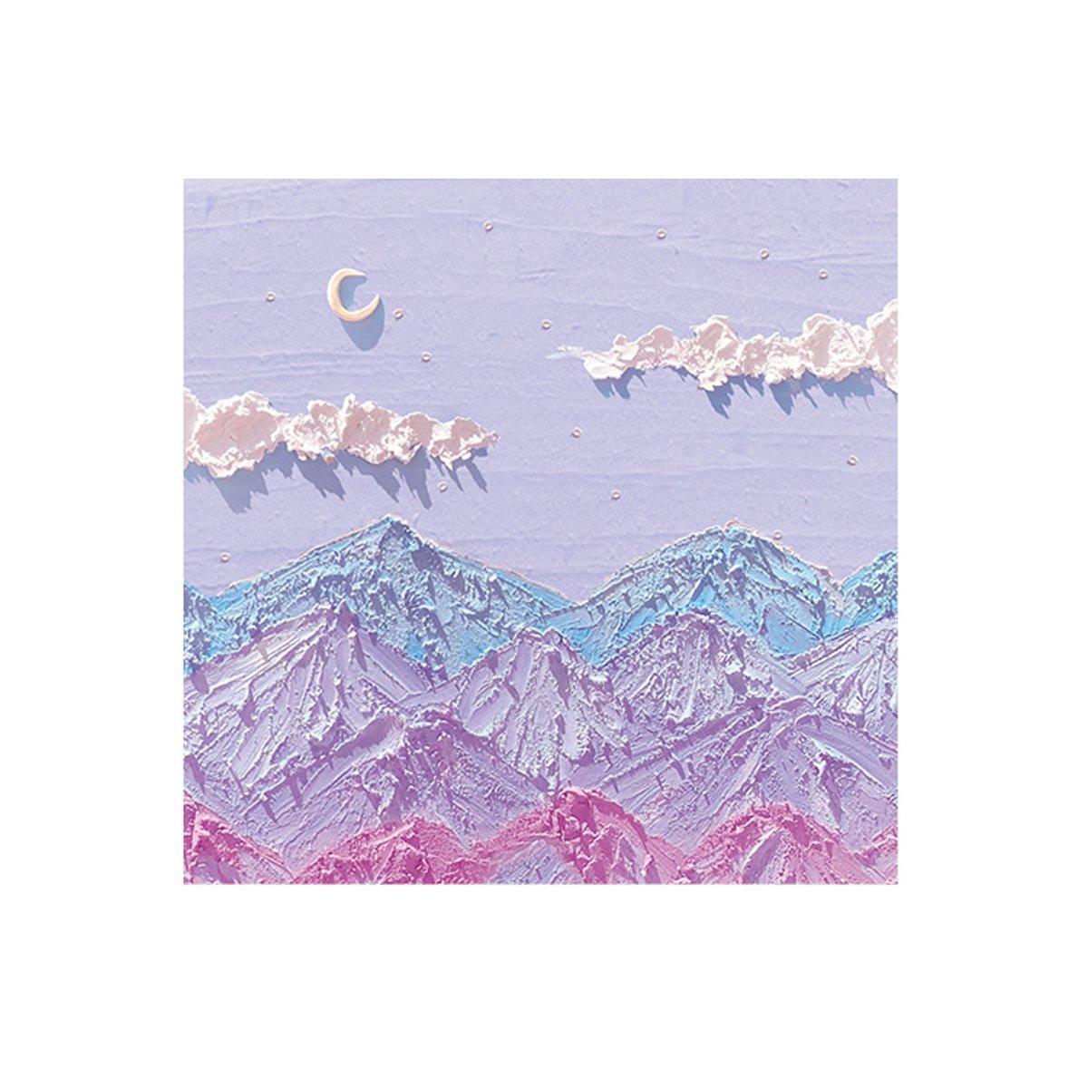 800 Sheets Colorful Oil Painting Sticky Notes Memo Pads Self-Adhesive Notes - 1# 11