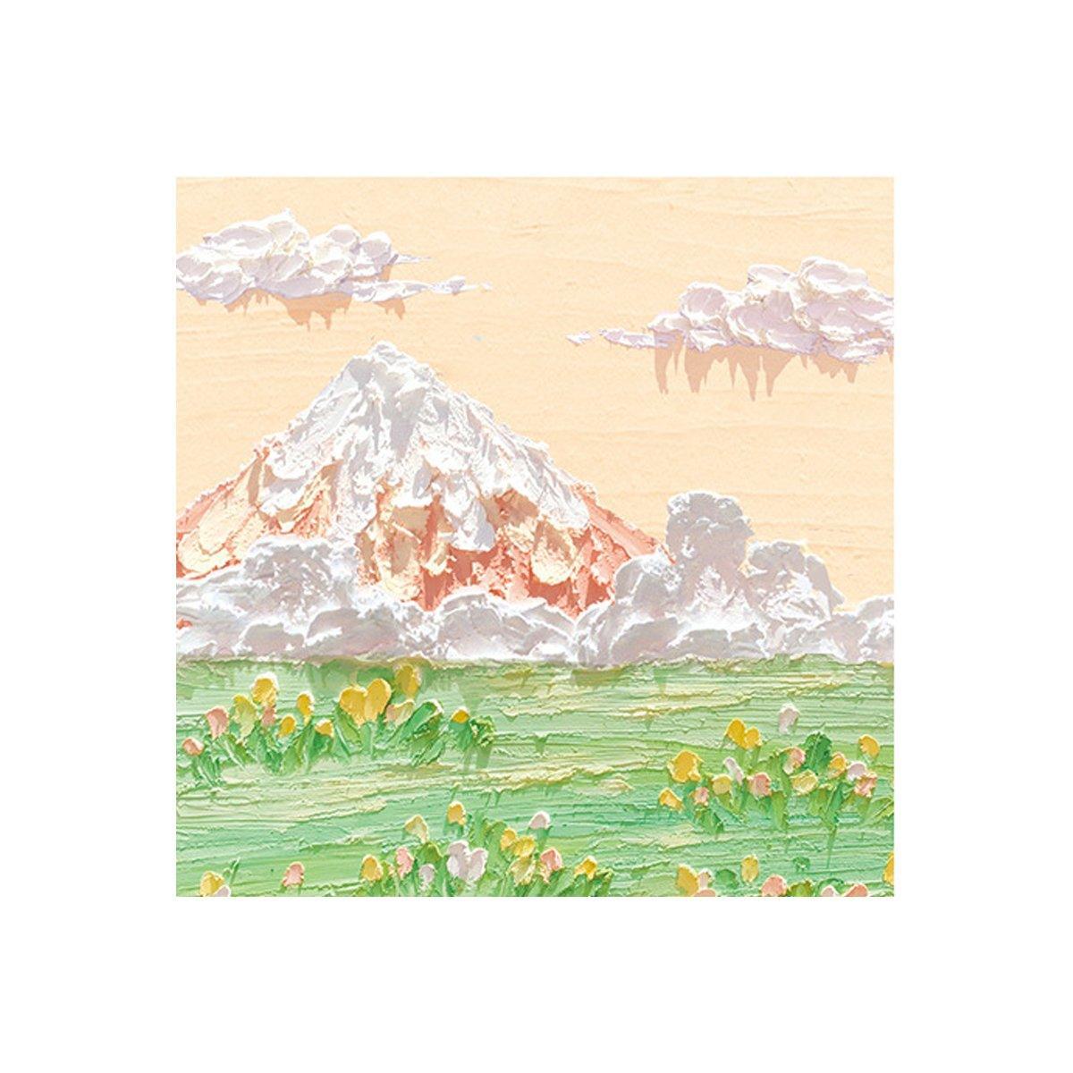 800 Sheets Colorful Oil Painting Sticky Notes Memo Pads Self-Adhesive Notes - 5# 7