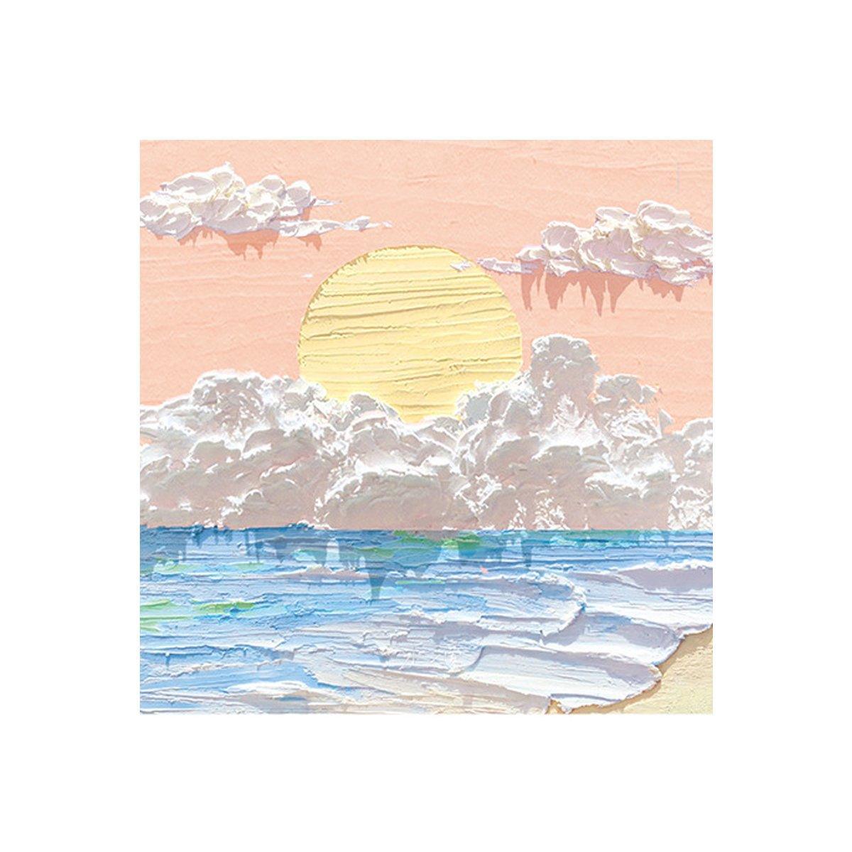 800 Sheets Colorful Oil Painting Sticky Notes Memo Pads Self-Adhesive Notes - 5# 12