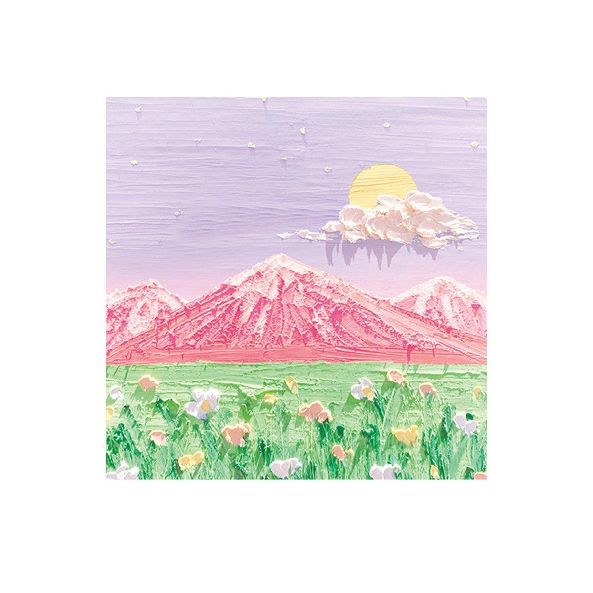 800 Sheets Colorful Oil Painting Sticky Notes Memo Pads Self-Adhesive Notes - 6# 13