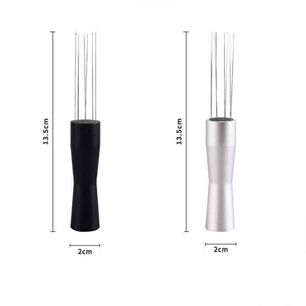 Stainless Steel Coffee Distributor Needle Espresso Stirring Tool Powder Tamper - Silver 3