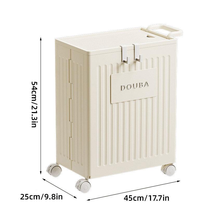 Fitness Storage Basket Organizer Tube with Wheeled Basket for Home Use and Gym 3