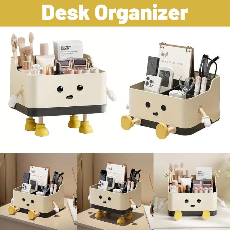 Desktop Organizer Storage Box Household Clutter Compartmentalized Container - Standing