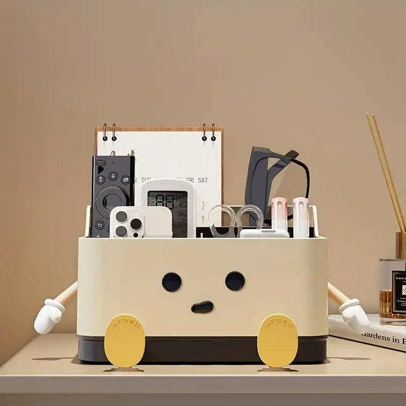 Desktop Organizer Storage Box Household Clutter Compartmentalized Container - Standing 4