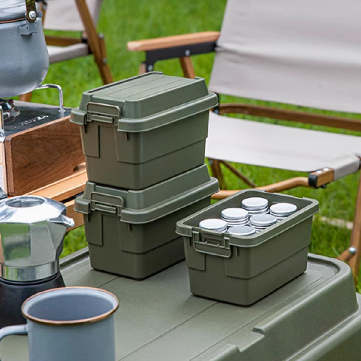 7pcs Portable Spice Bottle Set Travel BBQ Camping Storage Container Organizer 4