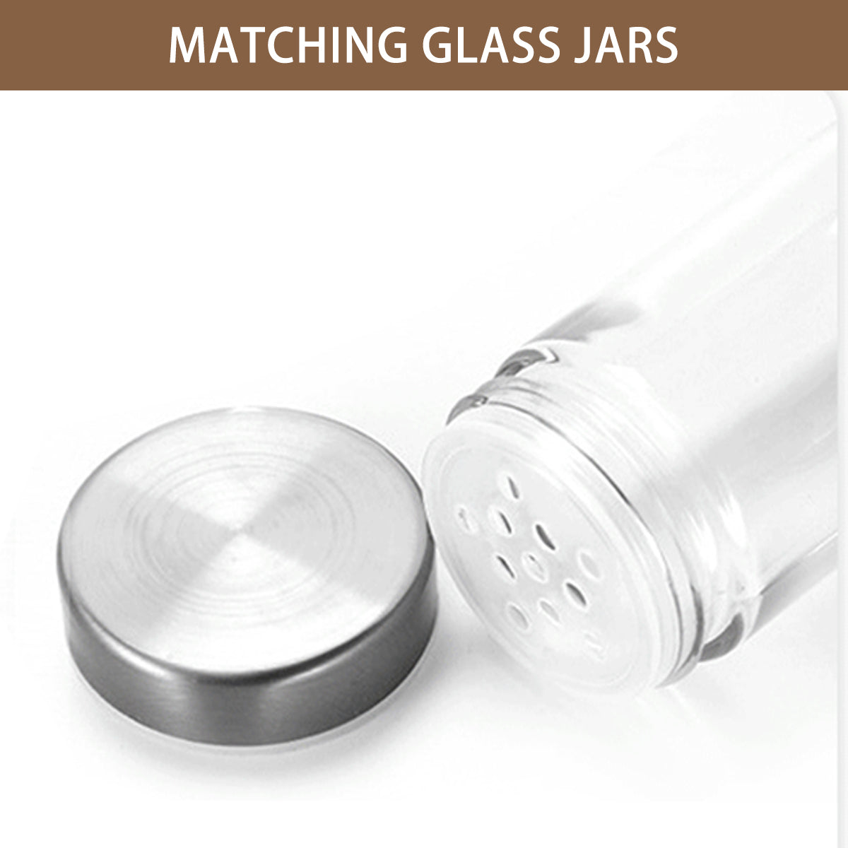 Stainless Steel Rotating Spice Rack Organizer Kitchen Seasoning Jar Holder Use 4