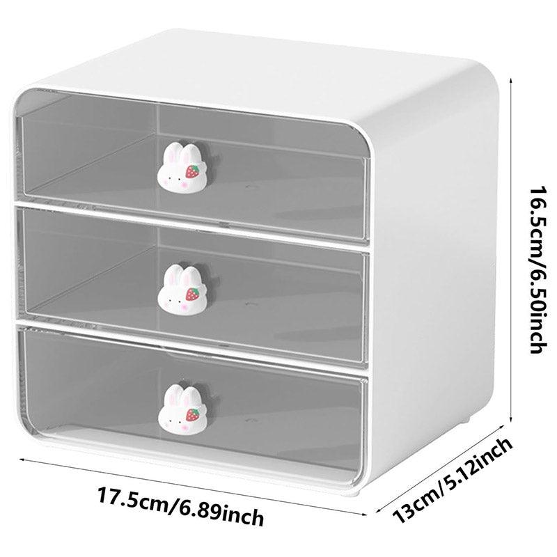 3 Tier Desktop Organizer Drawer Shelf for Office and Home Storage Supplies 3