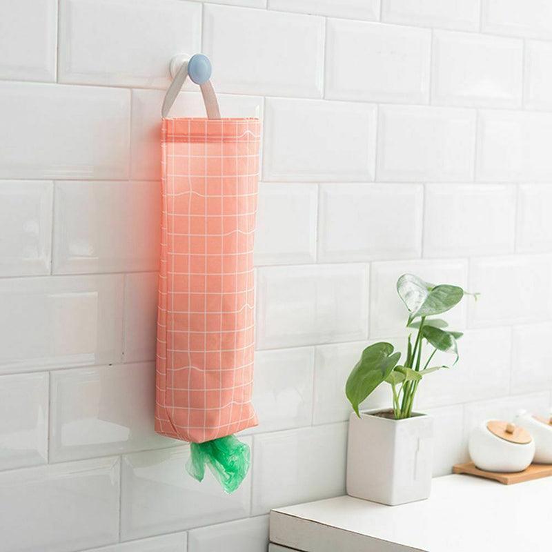 Plastic Bag Bags Hanger Organizer Storage Kitchen Trash Garbage Dispenser Holder - Triangle 5