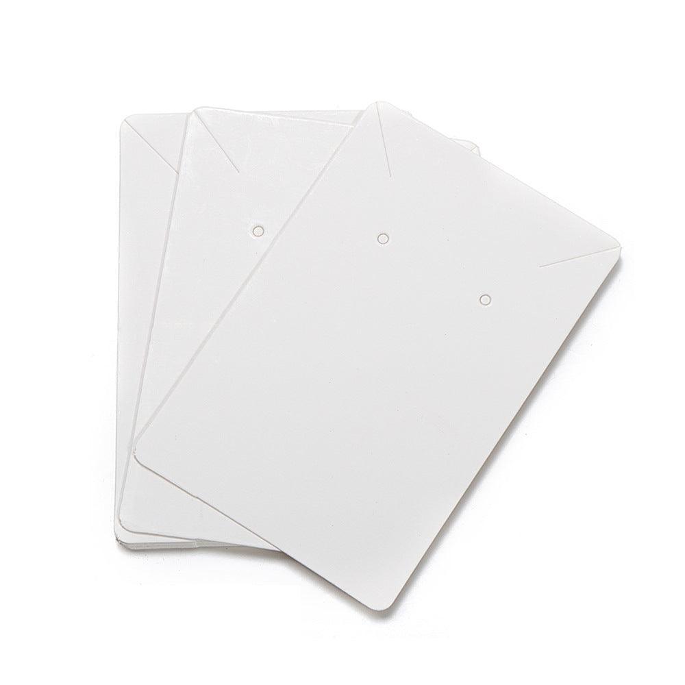 40pcs Jewellery Display Cards Necklace Earring Holder Kraft Paper 6x9cm - Yellow 6