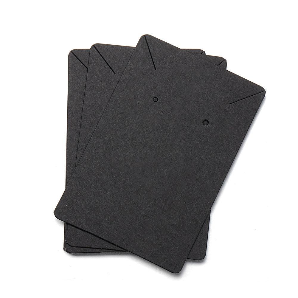 40pcs Jewellery Display Cards Necklace Earring Holder Kraft Paper 6x9cm - Yellow 7