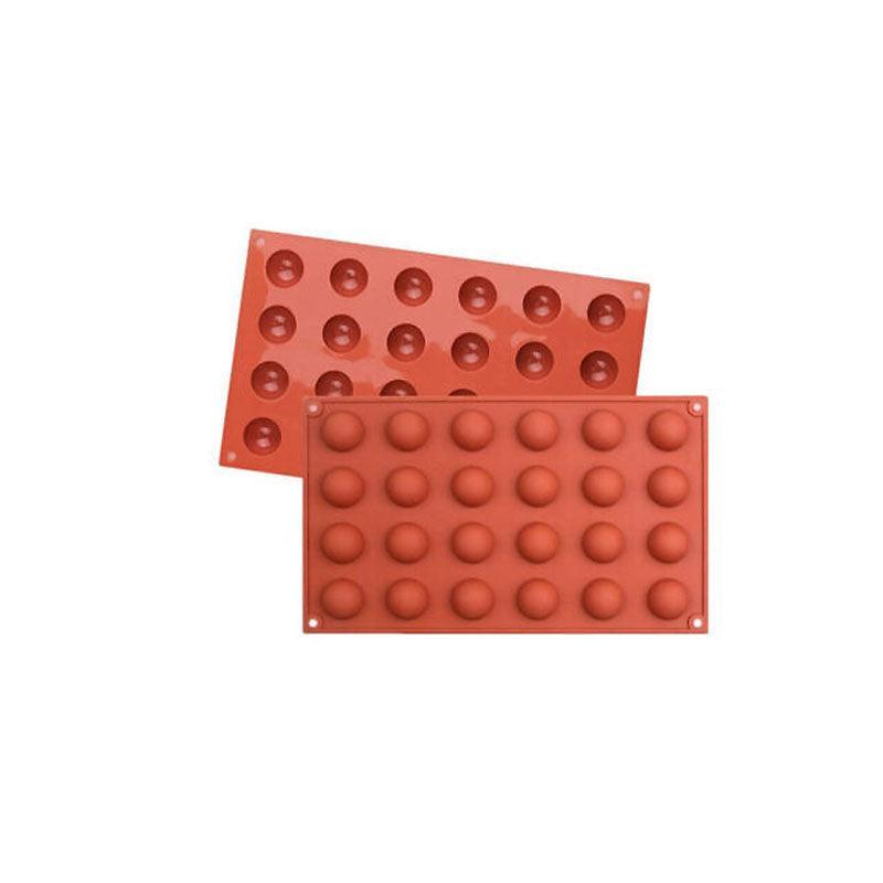 Soap Mold Cake Mould Kitchen Accessories Kitchenware Silicone Gel Baking Tools - 15 semicircle 4