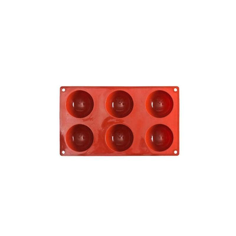 Soap Mold Cake Mould Kitchen Accessories Kitchenware Silicone Gel Baking Tools - 15 semicircle 6