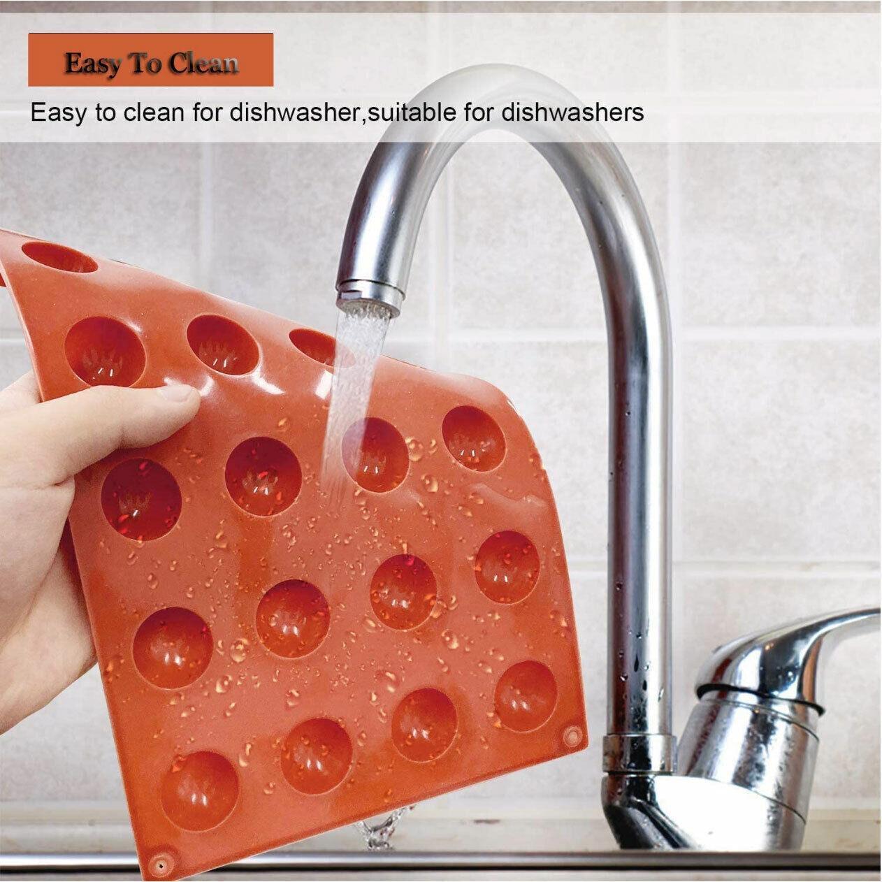 Soap Mold Cake Mould Kitchen Accessories Kitchenware Silicone Gel Baking Tools - 6 semicircle 5