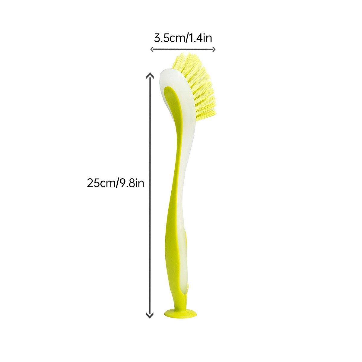 Multi Functional Long Handle Cleaning Brush Vertical Suction Kitchen Brush - Blue 3