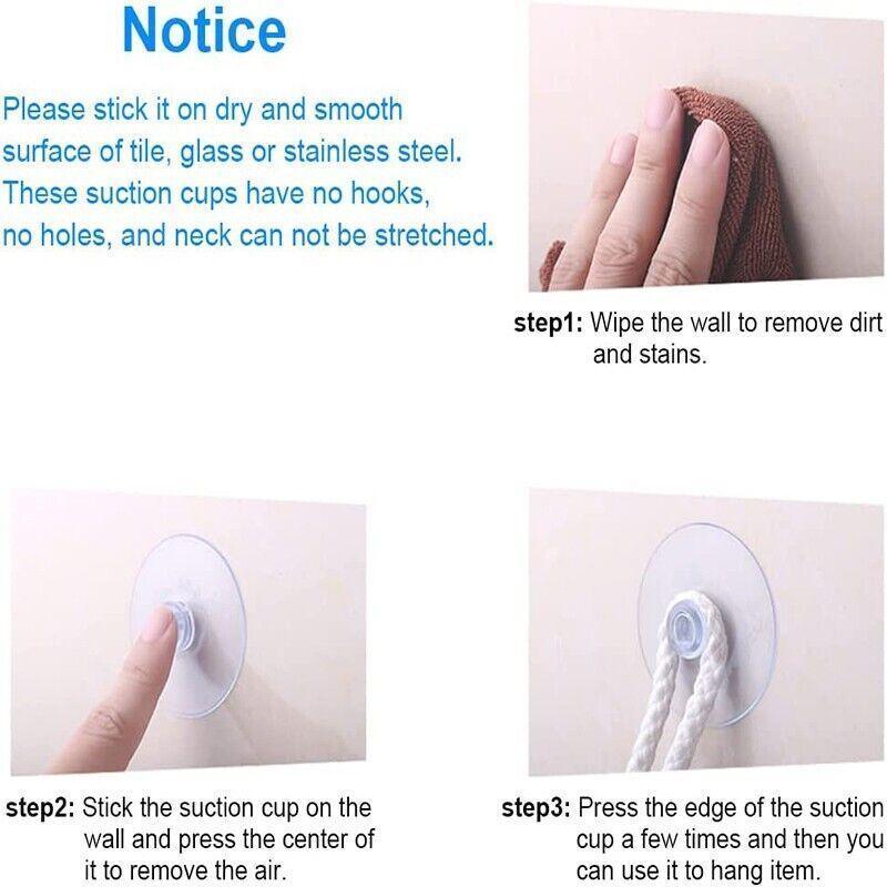 20Pcs 20/40Mm Suction Cups Caps Suckers Aquarium Fish Tank Glass Hanger Pads - 40MM 4