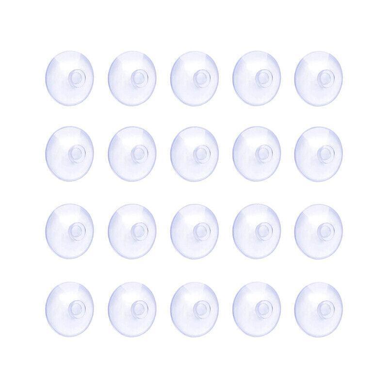 20Pcs 20/40Mm Suction Cups Caps Suckers Aquarium Fish Tank Glass Hanger Pads - 40MM 6
