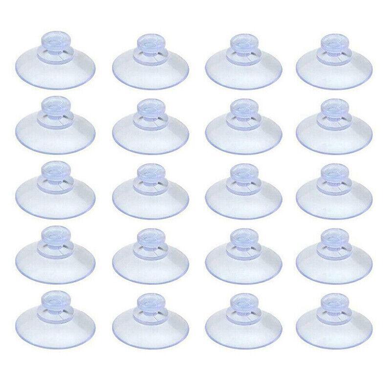 20Pcs 20/40Mm Suction Cups Caps Suckers Aquarium Fish Tank Glass Hanger Pads - 40MM 7