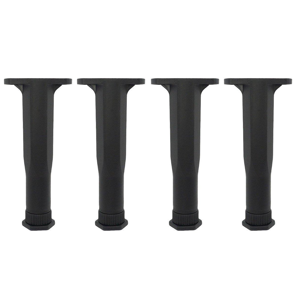 4pcs Adjustable Bed Frame Feet Ribbed Furniture Support Legs Sturdy Foundation