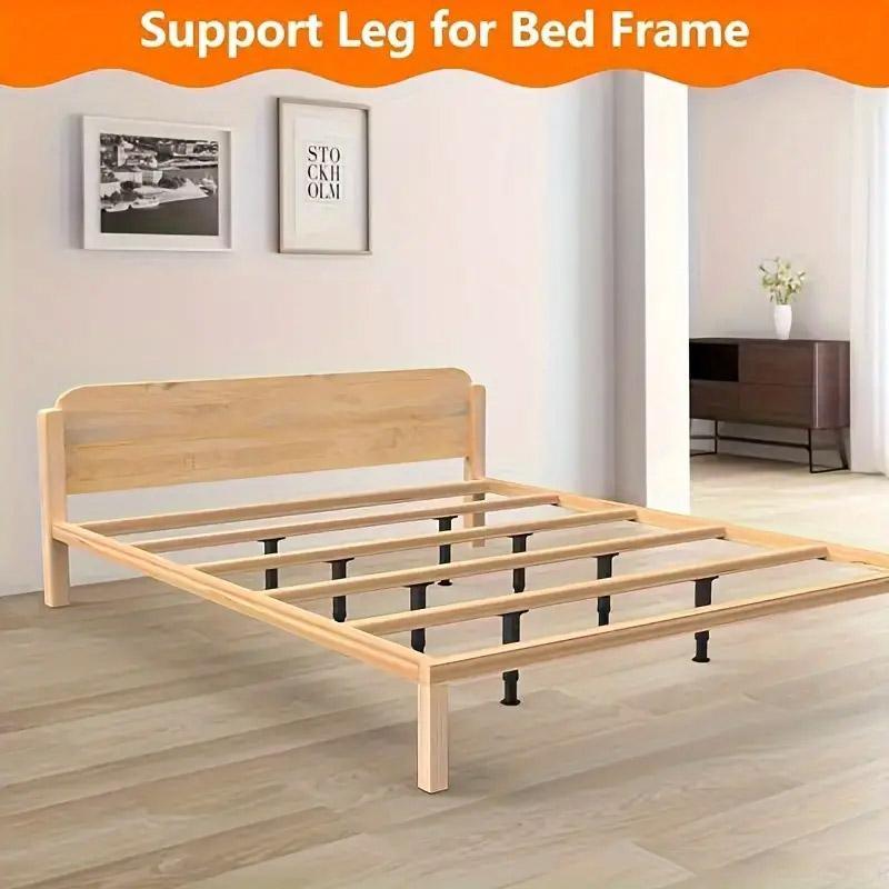 4pcs Adjustable Bed Frame Feet Ribbed Furniture Support Legs Sturdy Foundation 5