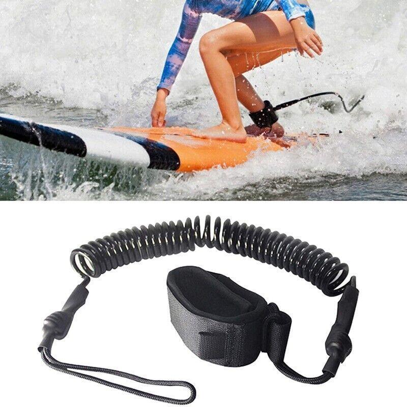 3m Coiled Surfboard Leash Paddleboard Ankle Wrist Strap for SUP 5