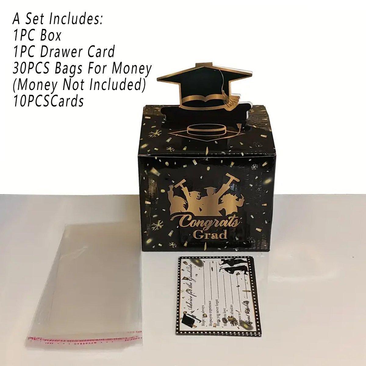Birthday Creative Money-drawing Gift Box Graduation Party Money Drawing Box 4