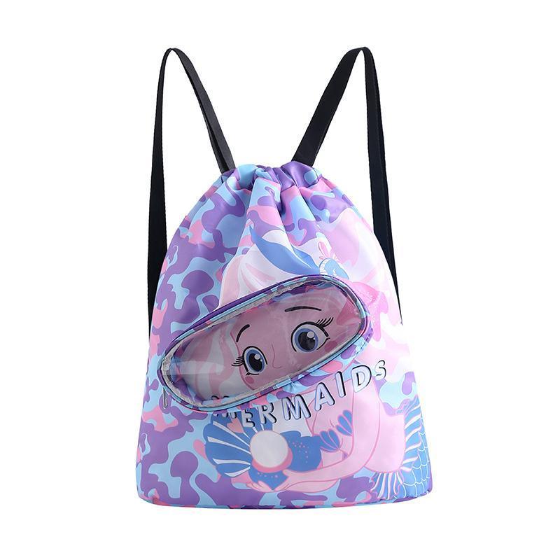 Waterproof Swim Backpack Durable Storage Bag Beach Pool Outdoor Travel - Yellow-Small (Single layer) 8