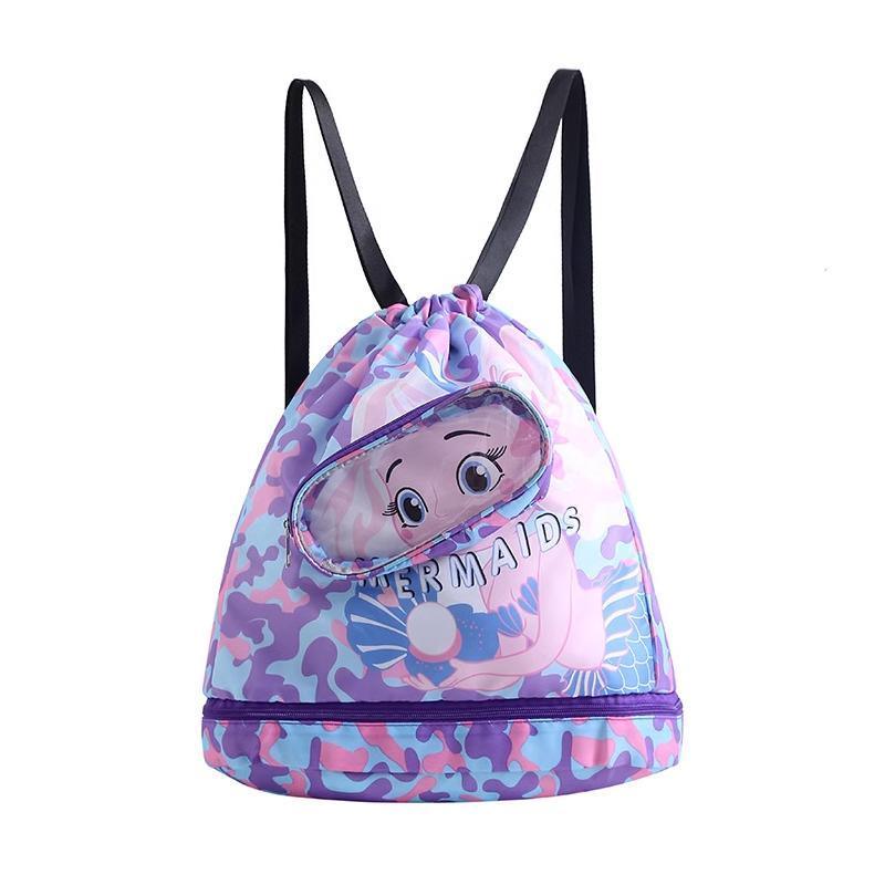 Waterproof Swim Backpack Durable Storage Bag Beach Pool Outdoor Travel - Yellow-Small (Single layer) 9