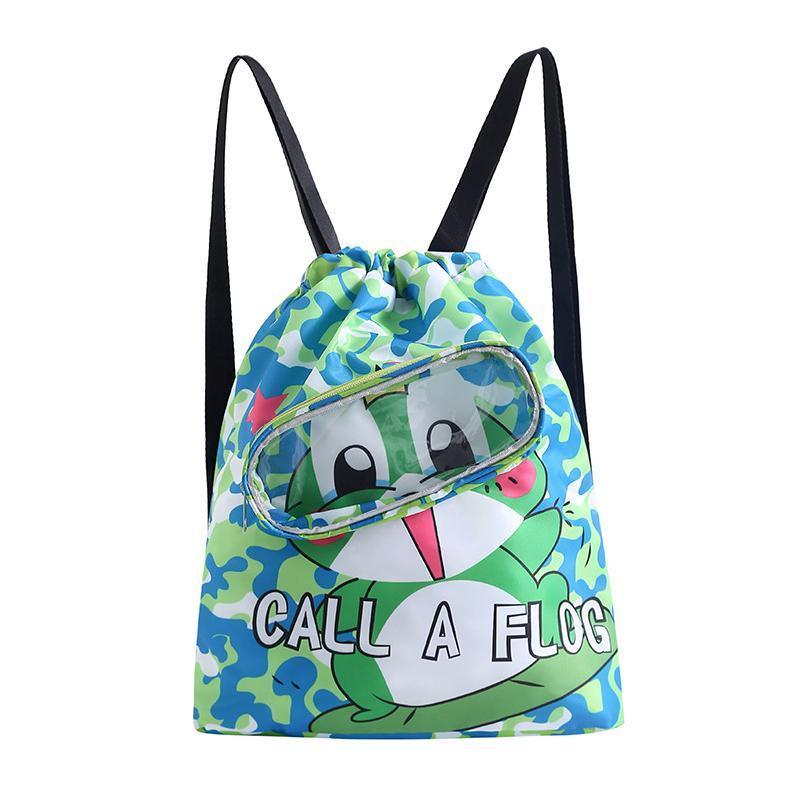 Waterproof Swim Backpack Durable Storage Bag Beach Pool Outdoor Travel - Yellow-Small (Single layer) 10